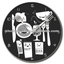 Glass Kitchen wall clock