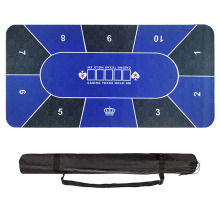 Customizable Folding Casino Texas Hold'em Neoprene Poker Table Mat