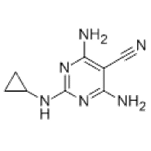 5-пиримидинкарбонитрил, 4,6-диамино-2- (циклопропиламино) - CAS 112636-83-6
