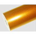 Metallic Diamond Metal Yellow Car Wrap Vinyl