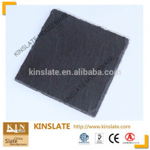 Hand made square slate stone serving plates