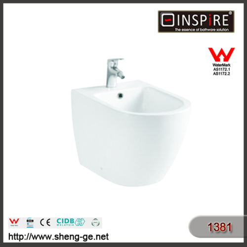 1381 chaozhou ceramic bathroom toilet seat bidet with UF seat cover