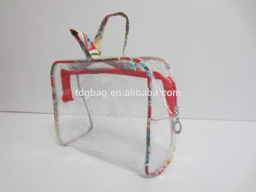 clear cosmetic pvc bag,cosmetic pvc bag,clear pvc cosmetic bag