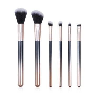 Private label handle 6Pcs brush makeup brush set