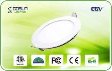 125 Degree 80Ra Dimmable LED Flat Panel Lighting / 8W IP50