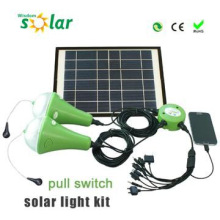 New environmental solar home lighting with USB recharger