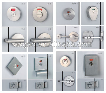 304 stainless steel toilet partition door lock