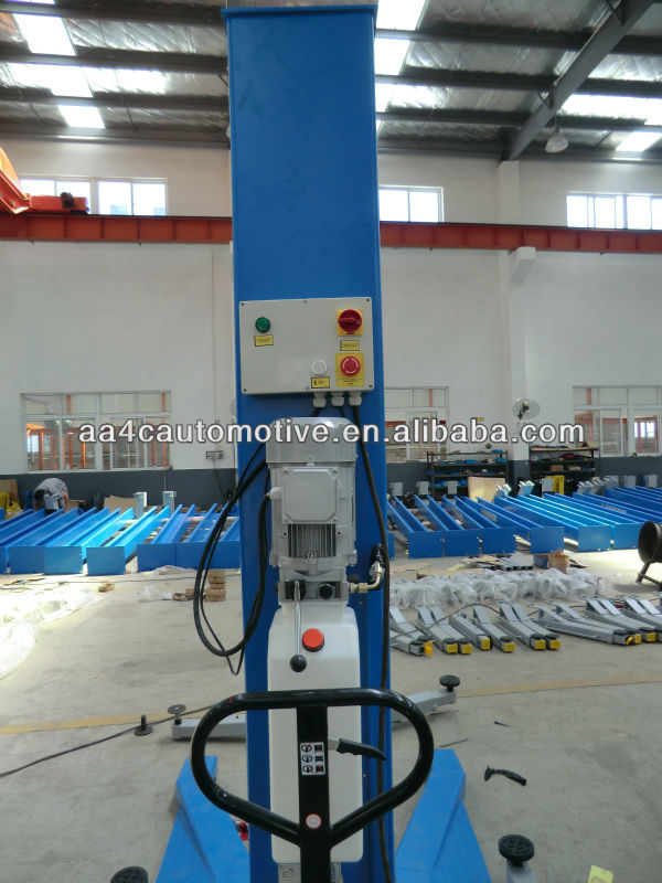 hydraulic one post car lifting machine