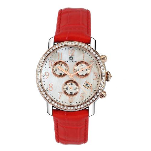 Jam tangan wanita chronograph tahan karat