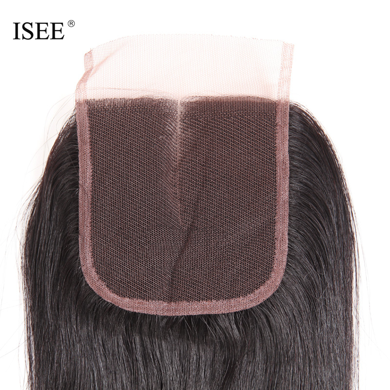 Brazilian Virgin Raw Human Hair Silk Base Transparent Lace Closure