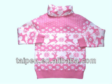 Fashion Style Pullover Knitted Childrens Knitwear
