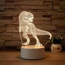 Creative 3D Illusion Anime Acrylic Dinosaur Night Light