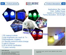 Wedding decoration materials rechargeable led lights