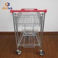 Double Deck Lipat Trolley Gudang Supermarket