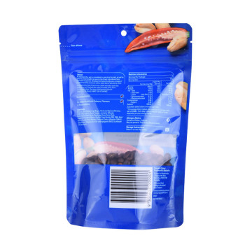 Stand op Kraft Zip Lock Peanut Packaging Bag