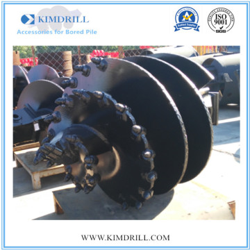Drilling auger rock auger tapered auger spiral screw for foundation drilling