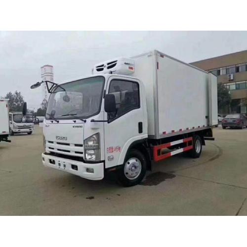 Isuzu 6 ruedas 4x2 camión de refrigerador pequeño