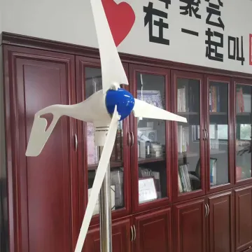 Small wind turbines, connected with clamps