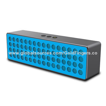 Bluetooth Speaker, V4.0, 3.5mm Aux-in, Handsfree, 1,500mAh Rechargeable Li-ion Battery, Stylish