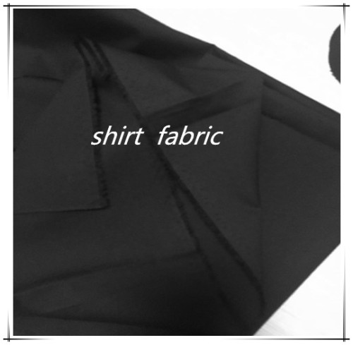 La mejor tela negra del color de CVC80 20 Plain para las camisas