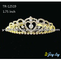 Beauty Crystal Bride Gold Tiara