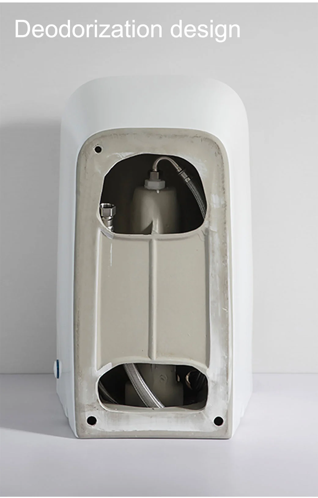 New European Pulse Solenoid Wc Ceramic Wall Hung Smart Toilet