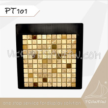 PT101-- Black Plastic Mosaic Tile Tray Display Board