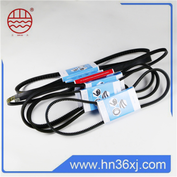 Free sample heat and oil resistant auto raw edge v cogged belts AV-13