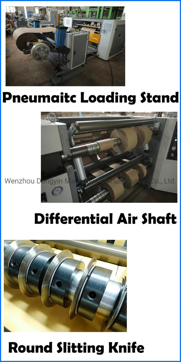 Dokunmamış makara otomatik dilme ve geri sarma makinesi kağıt hatt ve geri sarma makineleri çin iyi Fiyat