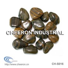 Stripe polished stones pebbles cobbles