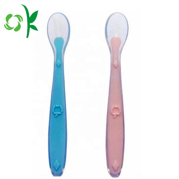 High Quality Cheap Silicone Baby Spoon