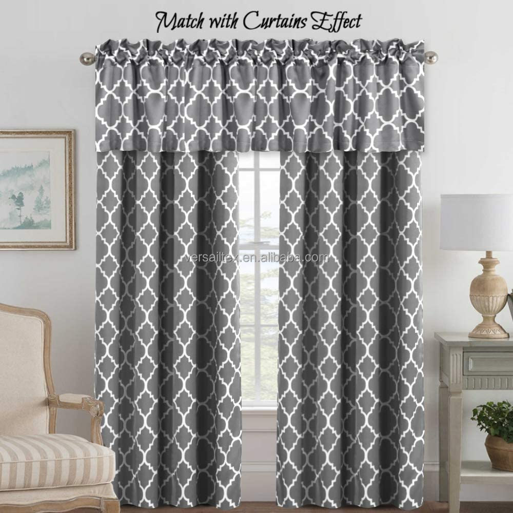 Geo Print Curtain Valance Geo Print Curtain Valance