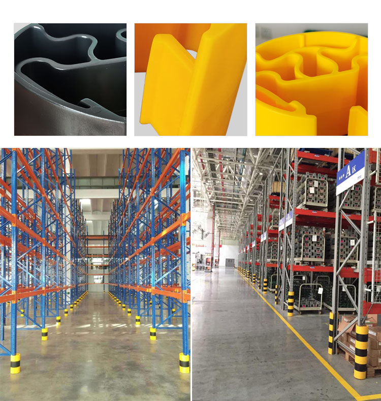 Racking post protector Pallet Rack Protectors Plastic Column Guard For Warehouse