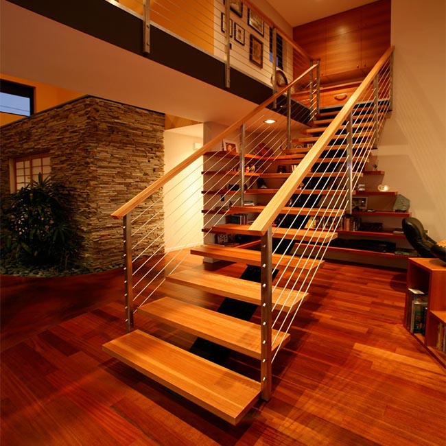 Modern plastic stairs step design inspired prefabricated staircase