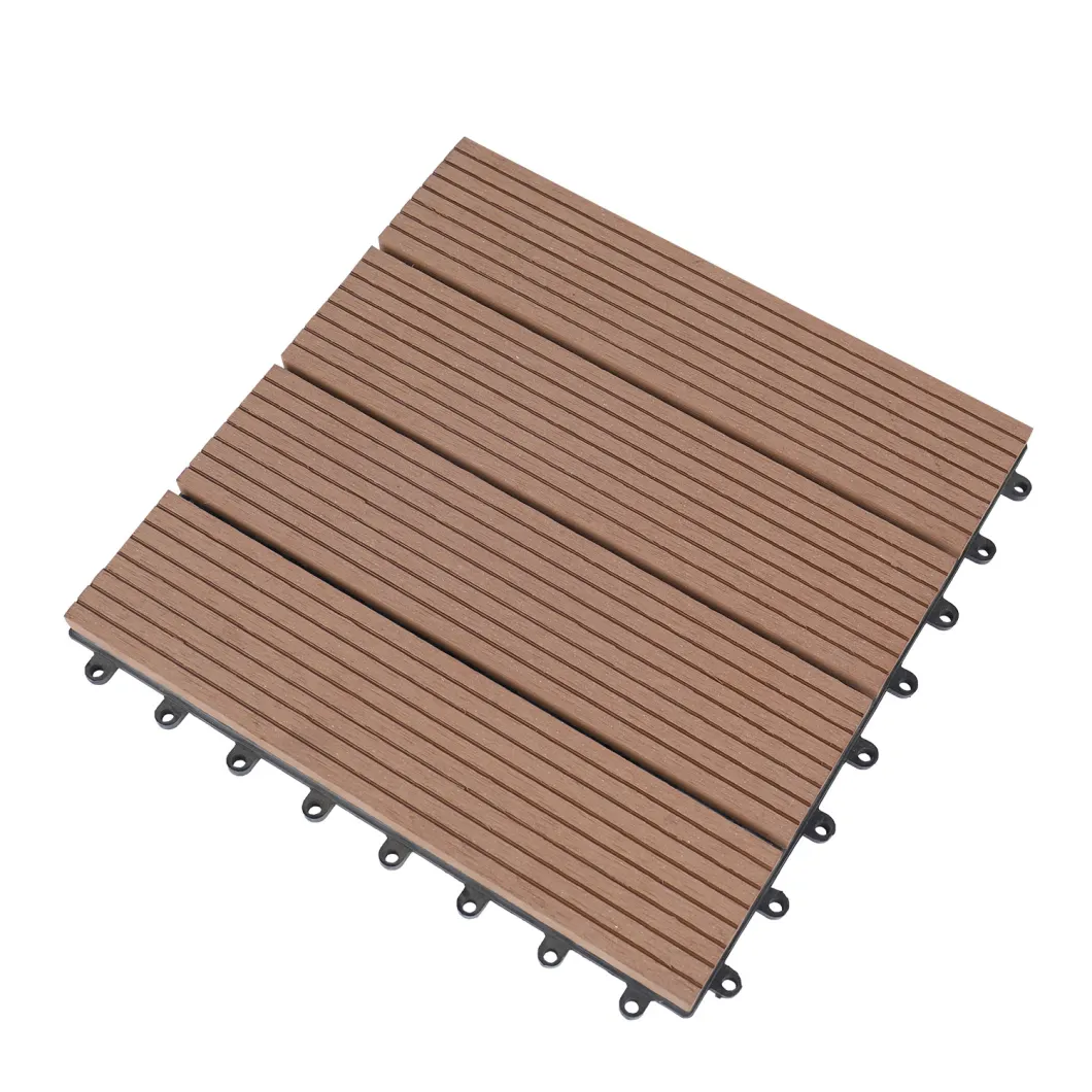 DIY Wholesale Outdoor Indoor Flooring Tiles WPC Composite Deck Tiles