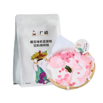 2024 New Arrival: 500g Sakura Flavor Milk Tofu Powder/Milk Curd Powder