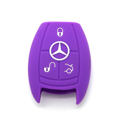 durable custom car key case with Benz logo