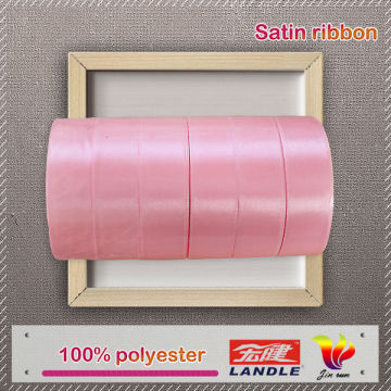 Beautiful and colorful single face satin ribbon