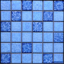Snowflake Pattern Color Mixed Porcelain Mosaic