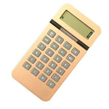 10 digit calculator aluminum surface pocket calculator