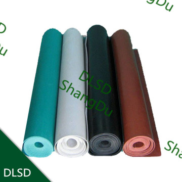 black white green colored SBR rubber sheets