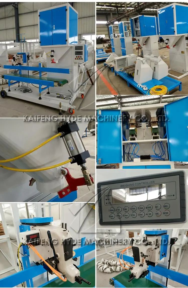 Automatic 50 Kg Bagging Weighing Sewing Packing Scale Machine