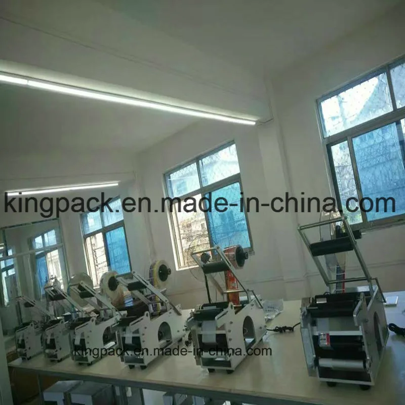 2019 New Design Semi Automatic Round Bottle Labeling Machine