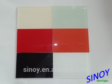 Shandong colored painted glass high quality pure white glass