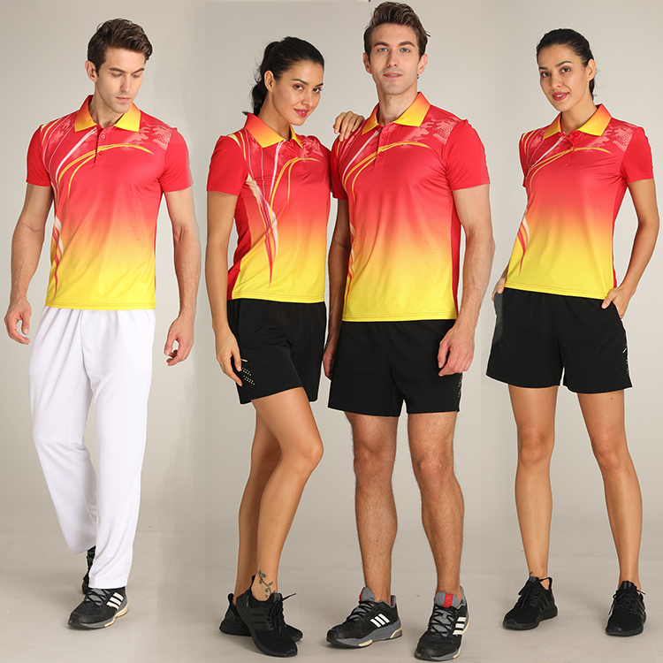 tennis da tavolo personalizzato di alta qualità Abbigliamento da tennis sublimato abbigliamento sportivo da tennis a prezzo all'ingrosso basso moq