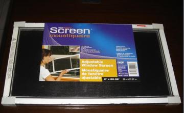 adjustable window screen