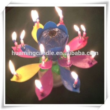 14 candles music happy birthday colorful candle flower