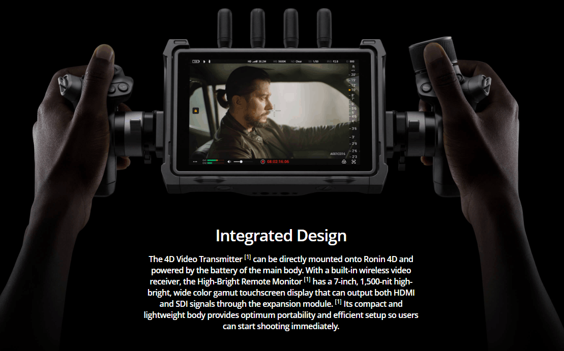 DJI Ronin 4D-6K DJI Ronin 4D-8K Wireless Transmission 4-Axis Stabilization LiDAR Focusing Full-Frame Gimbal Camera