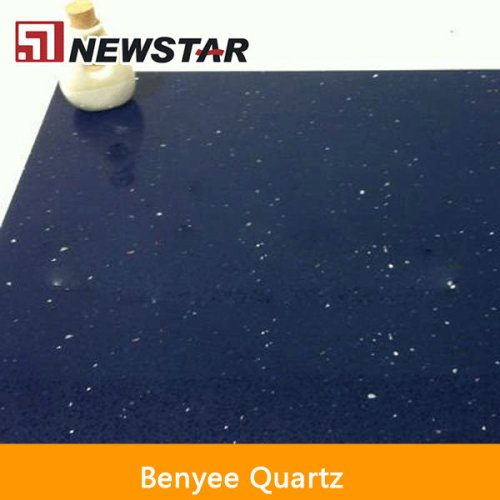 Newstar blue quartz tile, crystal blue quartz flooring tile