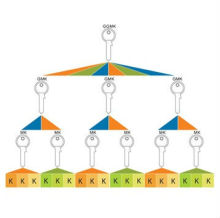 master keys for hotel or villa to open door locks in key management system